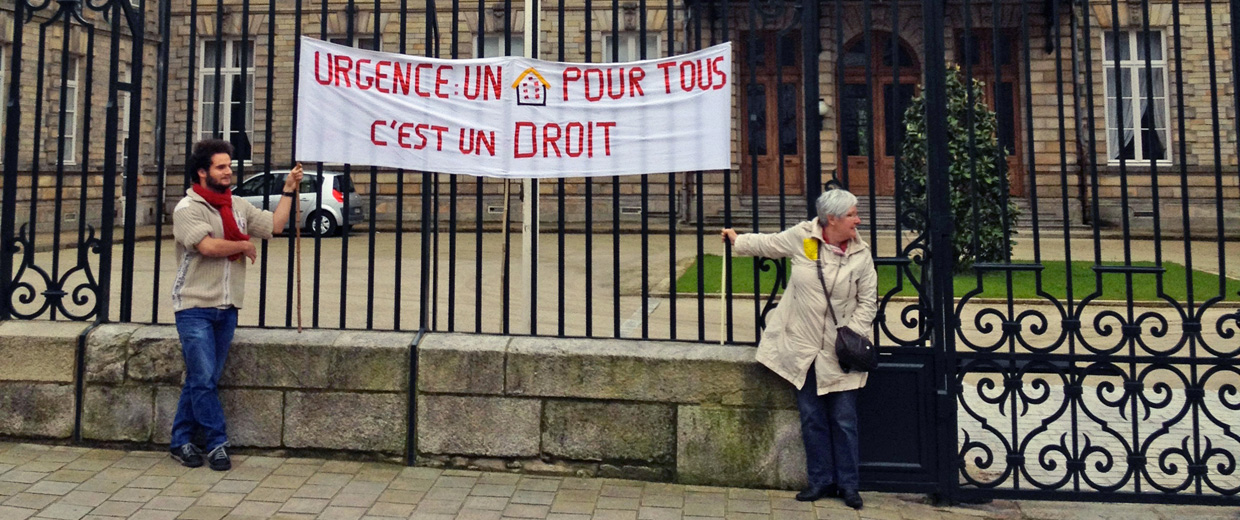 Mobilisation « Urgence un toit pour tous »