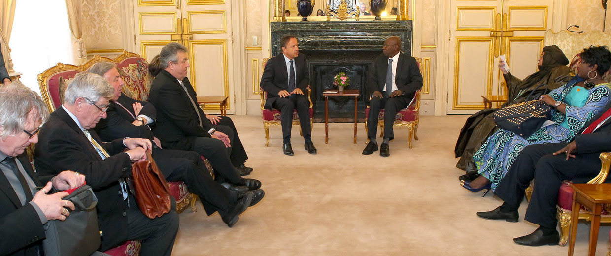 Younoussi Touré reçu au Sénat