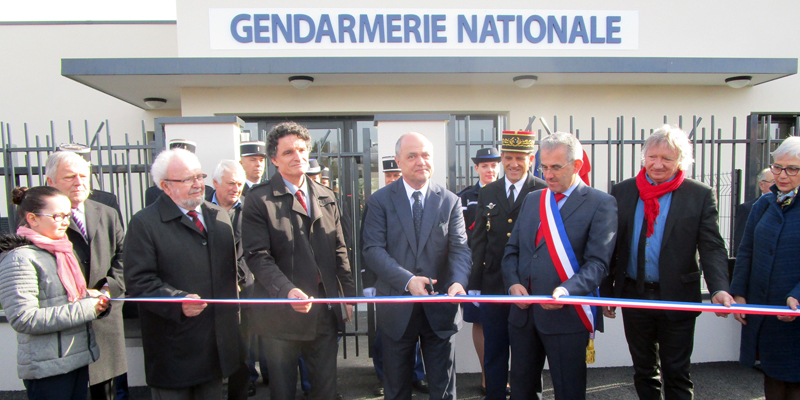 Inauguration de la gendarmerie d'Allaire