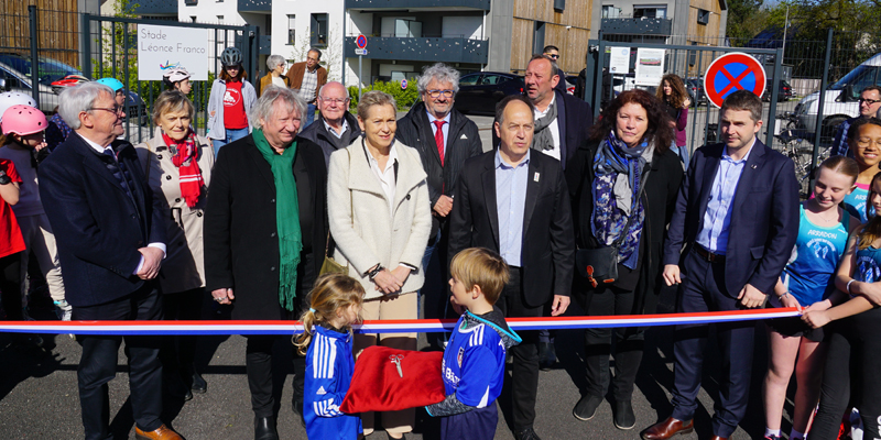 Inauguration de la piste d’athlétisme d’Arradon