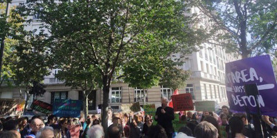 Manifestation pour sauver le domaine de Grignon